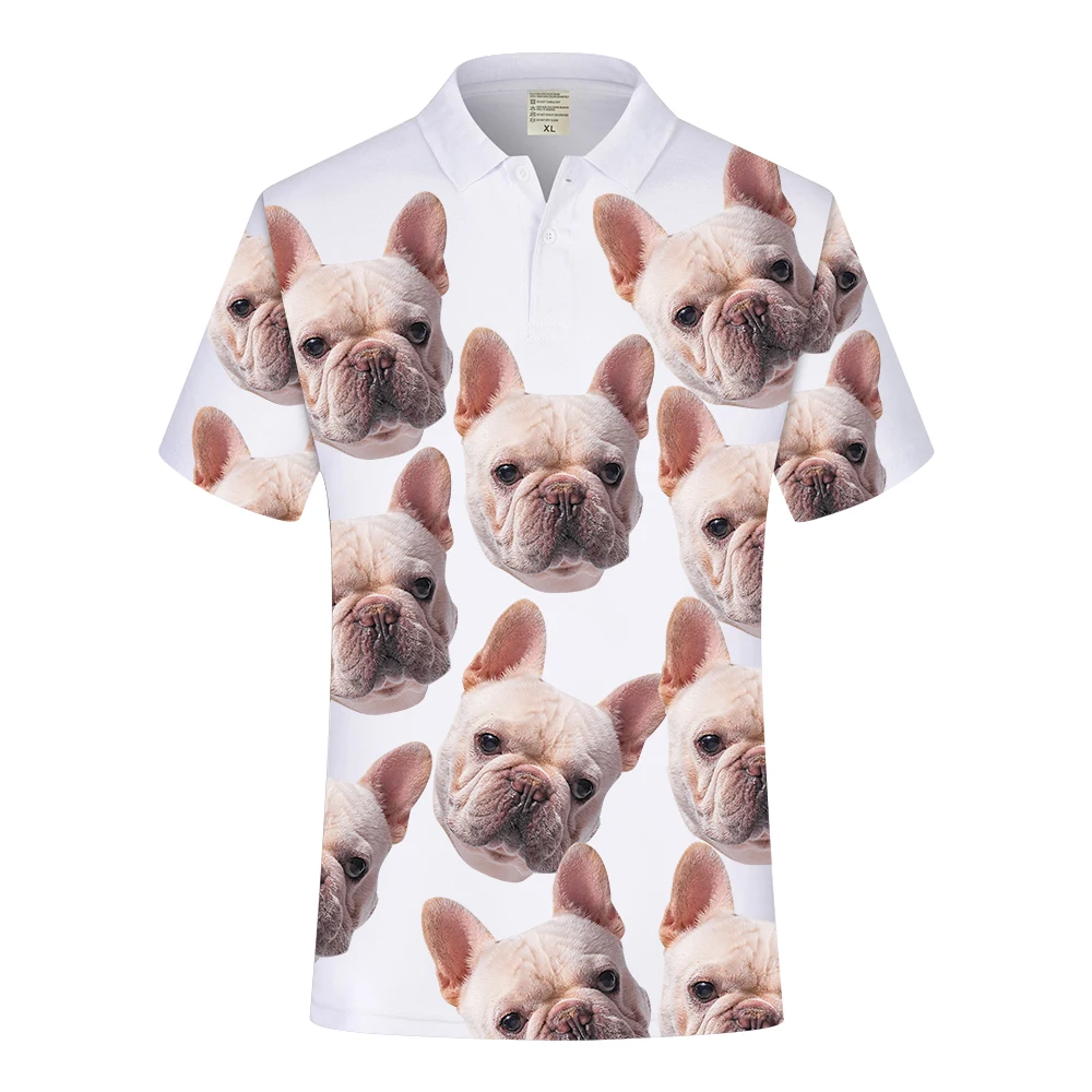 All Over Sublimation Printing Polo Shirt for Men Quick Dry Wholesale Mens Polyester Custom logo Printed Polo T-shirt With logo