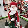 Santa Claus Snowman Top Hat Christmas Tree Topper Santa Tree Topper Hat Scarf Decoration Christmas Snowman Top of The Tree