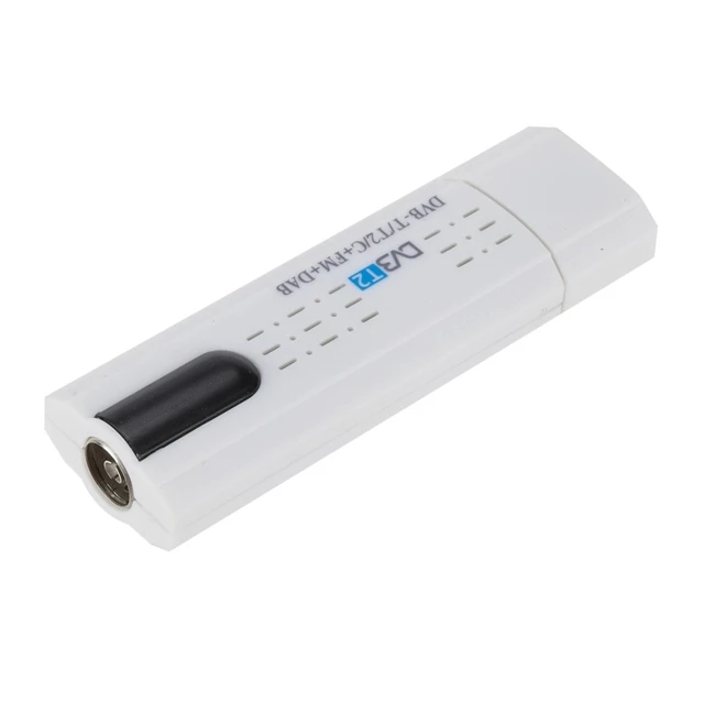 

Micro USB TV Tuner DVB-T2, High Definition DVB-c USB tv stick, White