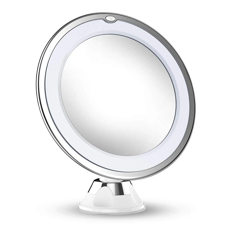 2019 Updated Version Led Makeup Mirror 10x 7x Magnifying Suction Mount