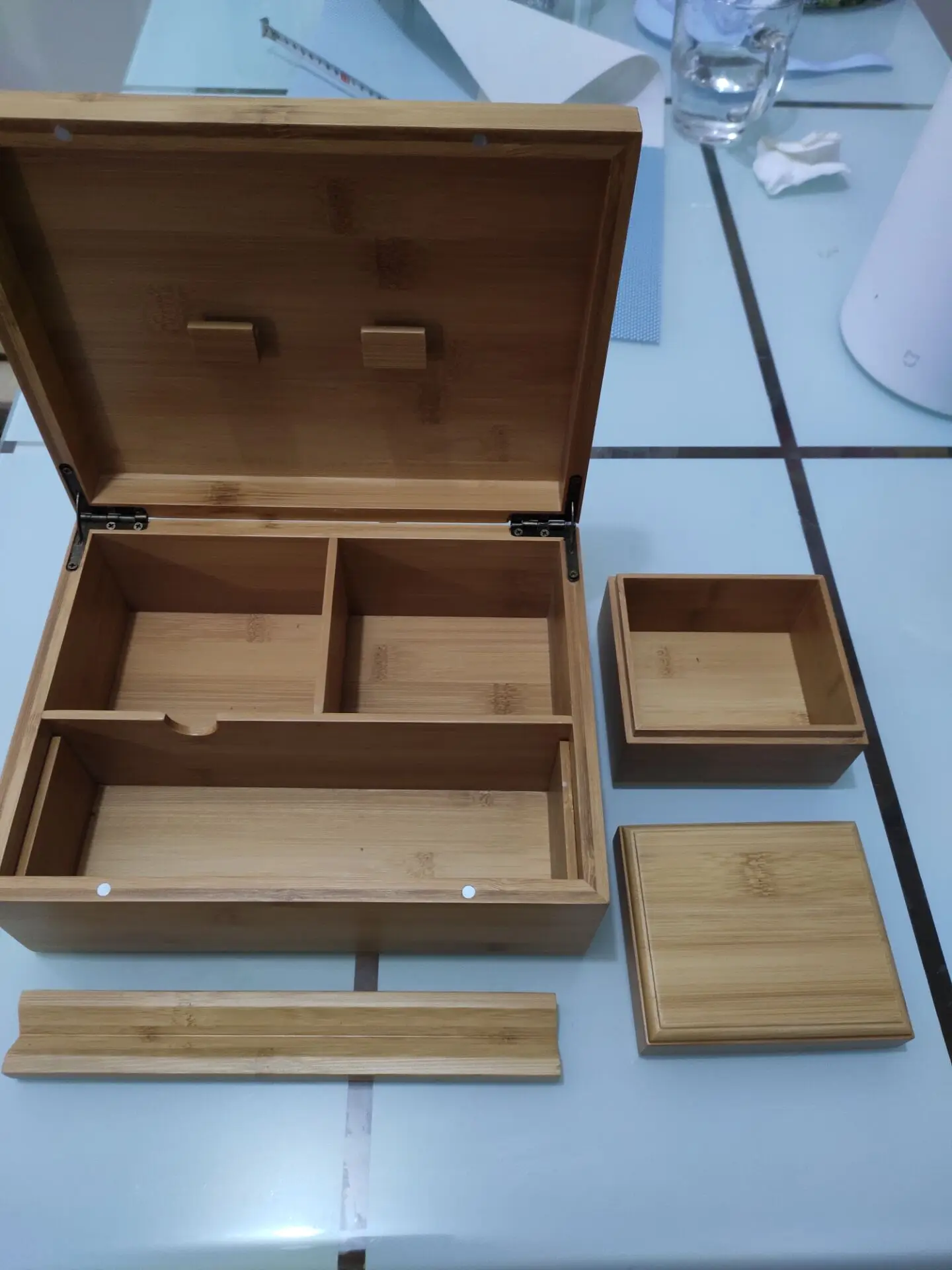 
Manufacture Price wooden smoking rolling box bamboo weed stash box 