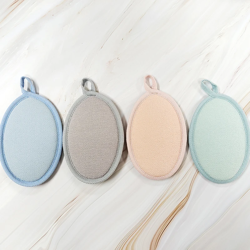 

Oval Shape Exfoliating Pad Bath Sponge Exfoliating Pads Body Bath Sponge