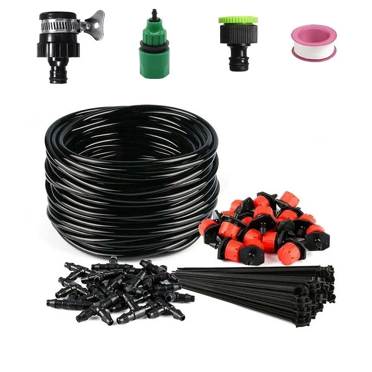 

Plastic Material and Other Watering&Irrigation Type 30% Saving Water Drip Irrigation System, Black
