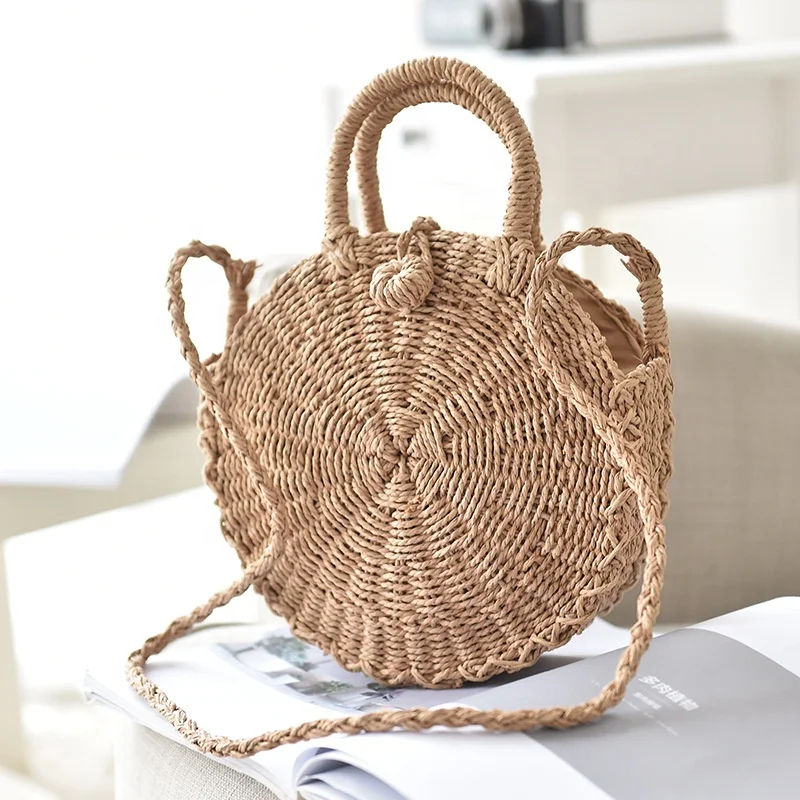 

Brand New Luxury Large Beach Bag Straw With High Quality, Pink,rose,brown