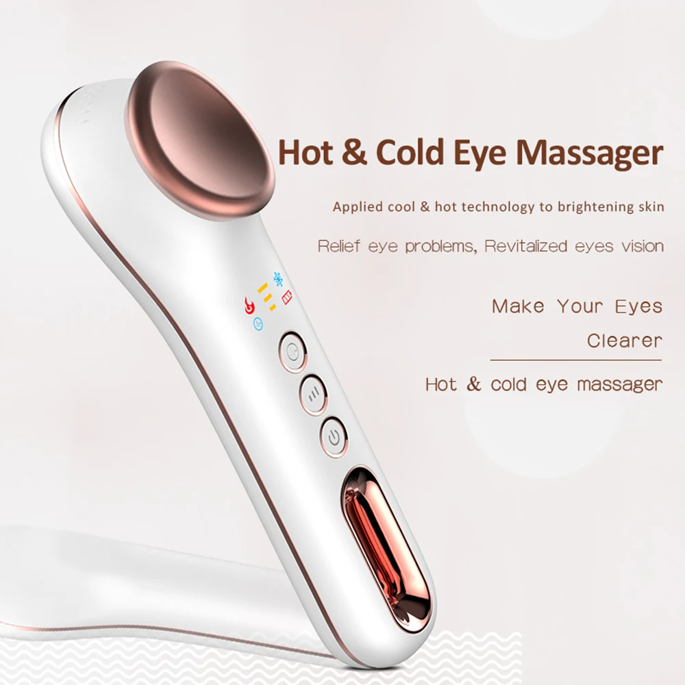 

2021 OEM Anti-wrinkle cool warm beauty eye massage with vibration