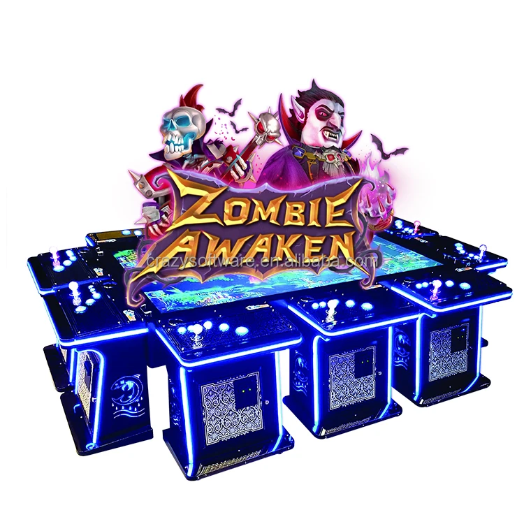 

Hot Popular Coin Operated 10 Players Fish Hunter Casino Machine Game Board Zombie Awaken