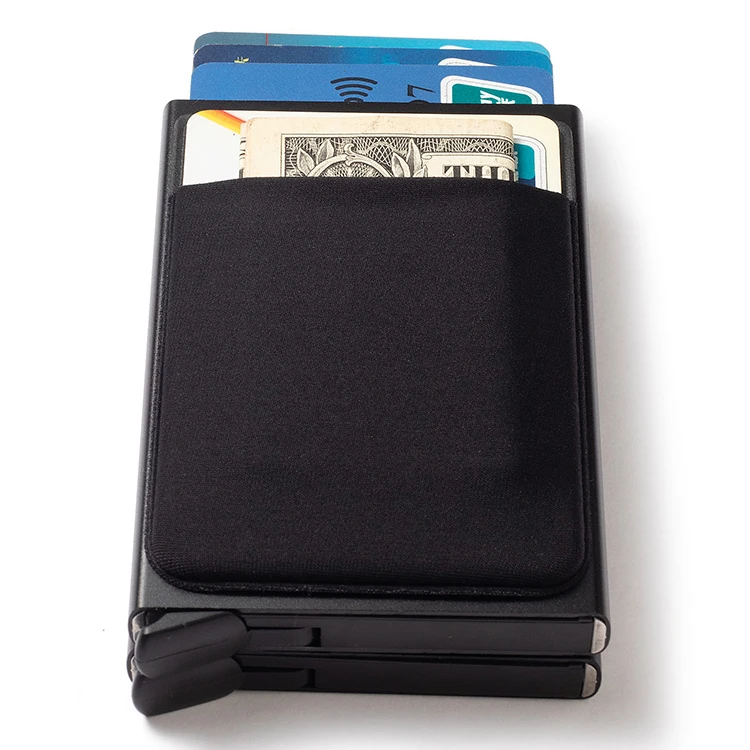 

RFID Block Pocket Slim Minimalist Front Pocket Wallet Elastic Credit Card Holder