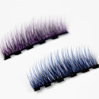 

Ready to ship 2020 new mink lashes magnetic 3D eyelash colorful lashes