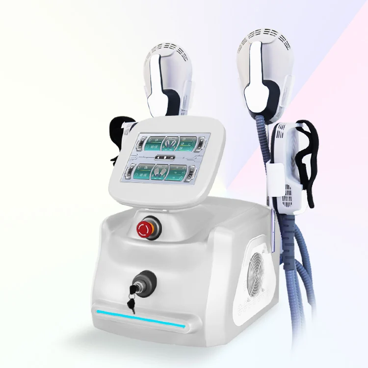 

Professional Ems Muscle stimulator machine 4 handles EMS body electric muscle training fat removal cellulite reduction