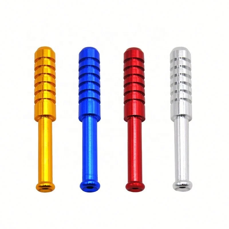 

Hot Selling  Baseball Bat Smoke Accessories Metal Portable Detachable Smoking Pipe, Gold/sliver/red/blue