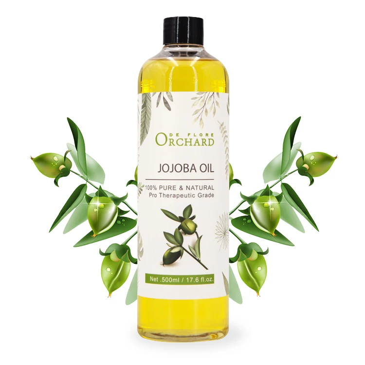 

Wholesale100% pure organic jojoba oil carrier Oil for Skin Care