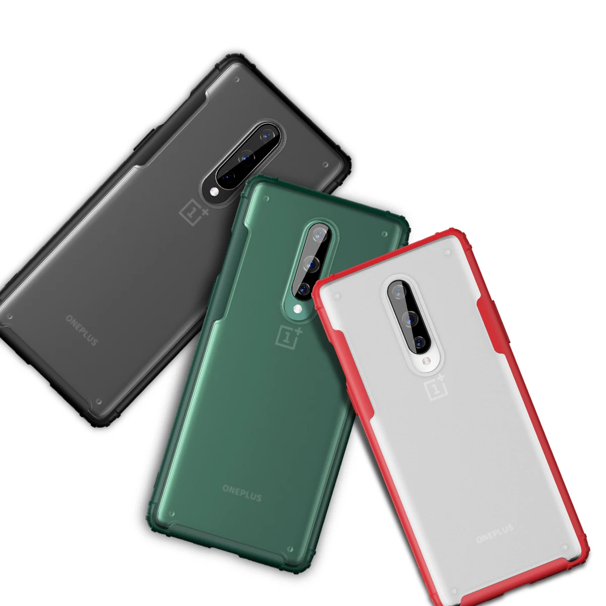 

2020 High Quality Skin Feel Frosted PC+TPU Translucent Shockproof Phone Case For Oneplus 8 pro