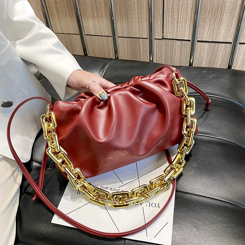 

2021 High quality Luxury Young Lady Handbags Chain Hand Bags Fashion Underarm purses