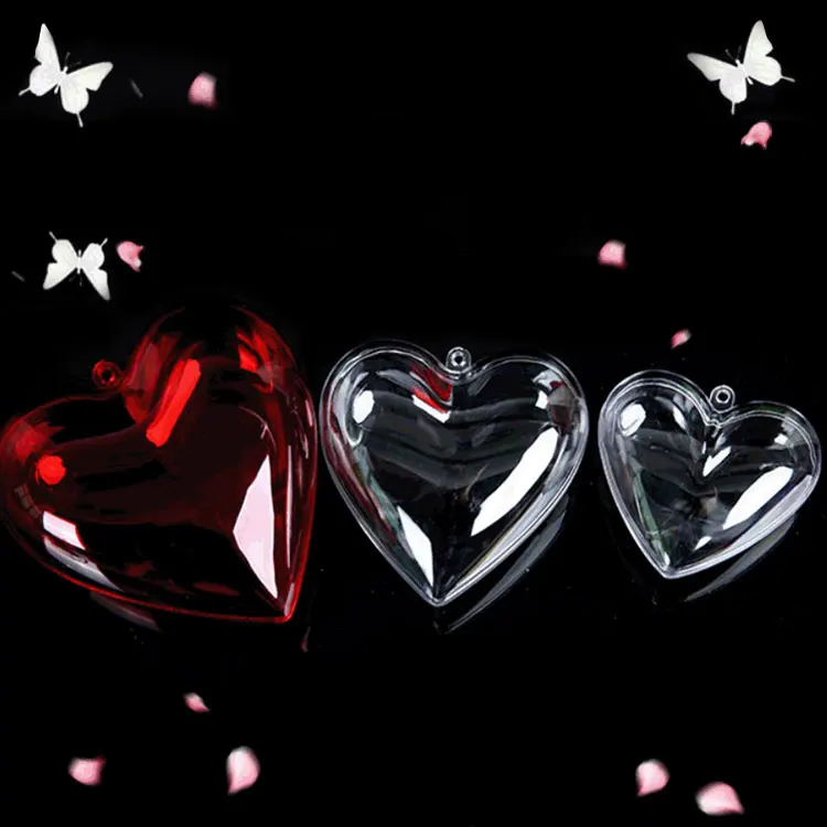 

1-29-4 makeup sponge packaging heart, Clear