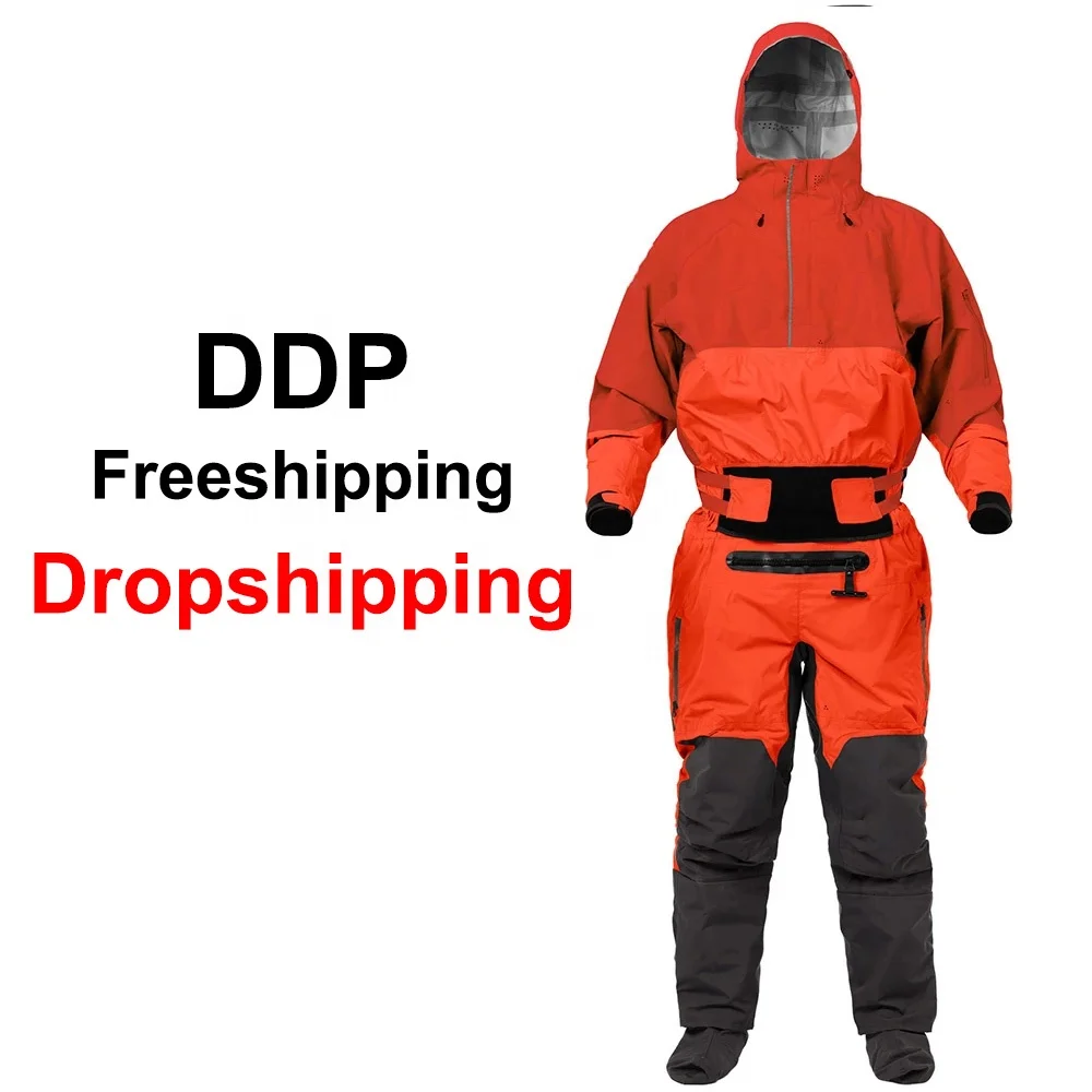 

Freeshipping adult rafting scuba diving drysuit kayaking dry suit men neoprene hood for scubadiving manufacturer, Blue/green/red