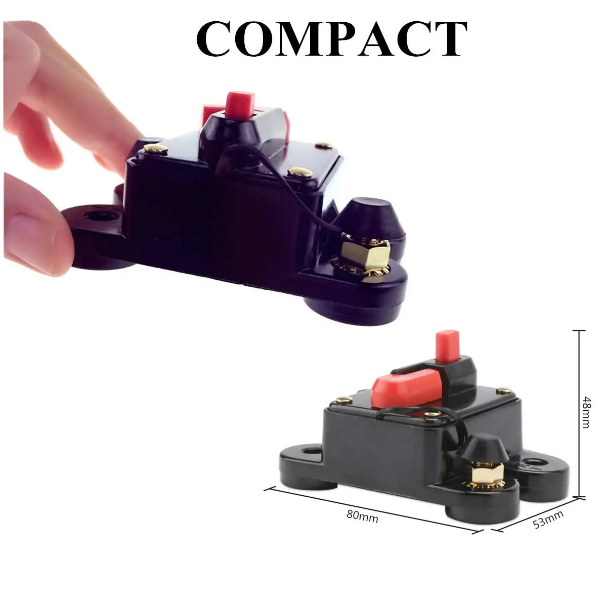 12v-24v Dc Circuit Breaker Trolling Motor Auto Car Marine Boat Bike