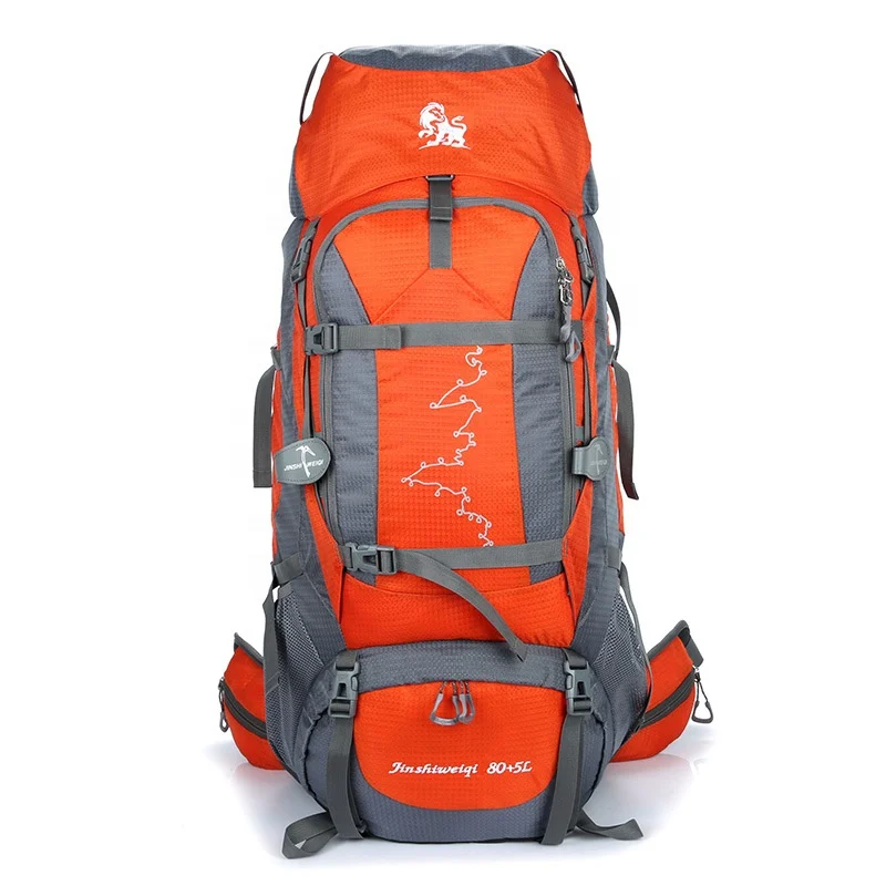 

Wholesale 80L trekking water-proof nylon multipurpose polyester gym backpack hiking backpacks, Customized