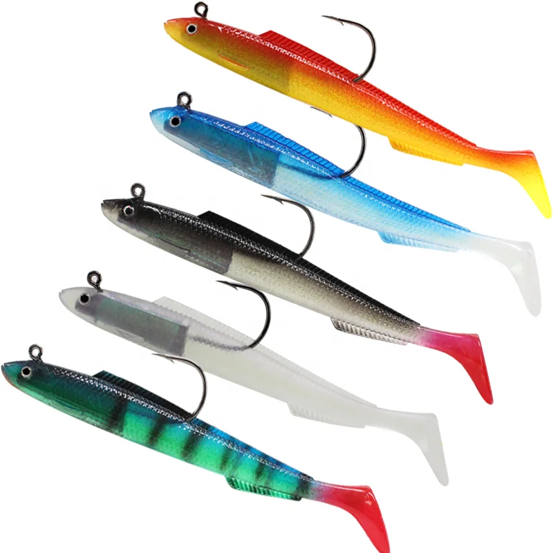 

OEM and on stocks five-color eel bag lead fish bait 10cm 10g 15cm 30g soft lure trolling bait, 10 colors
