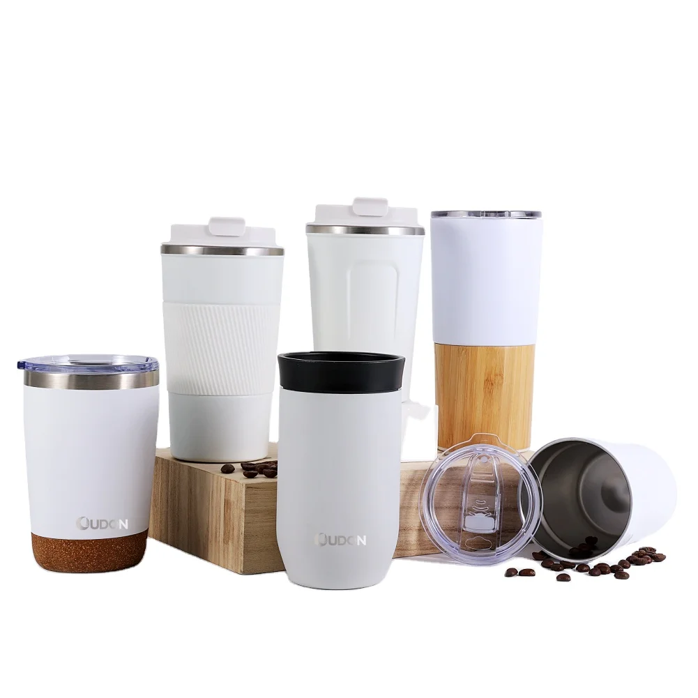 

OEM ODM Service Custom Travel Coffee Cups Vacuum Insulated Tumbler Eco-Friendly Stainless Steel Mugs, White/black/green/customize color