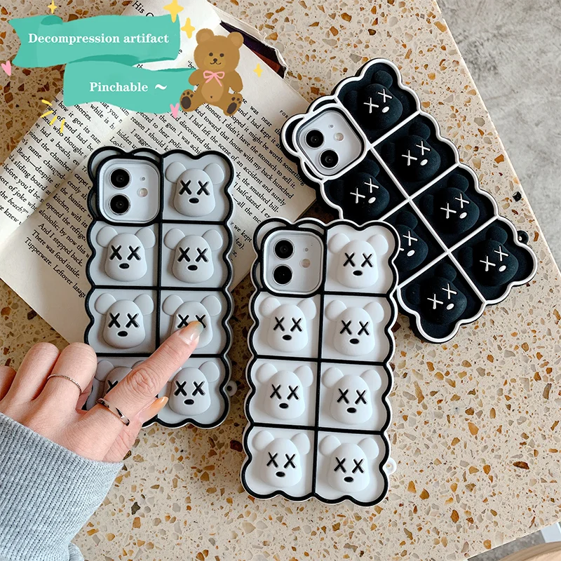 

Personality Protective Silicone Mobile Phone Cases For Apple iPhone 11 12 Pro Max XS XR X Fundas Para Celular Back Cover Coque