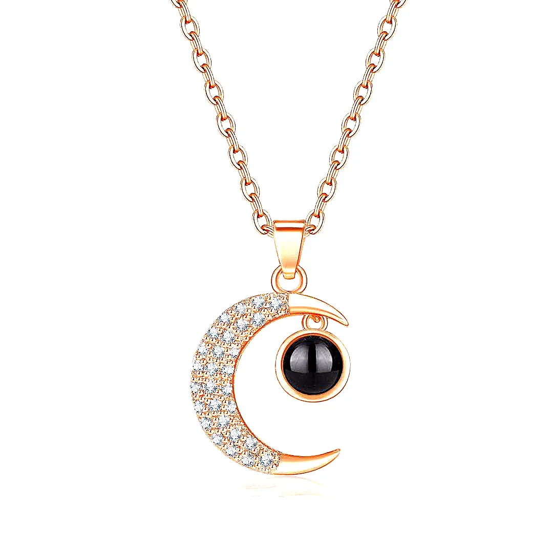 

Good Price stars moon pendants necklace chain silver jewelry stainless steel necklaces, Picture color