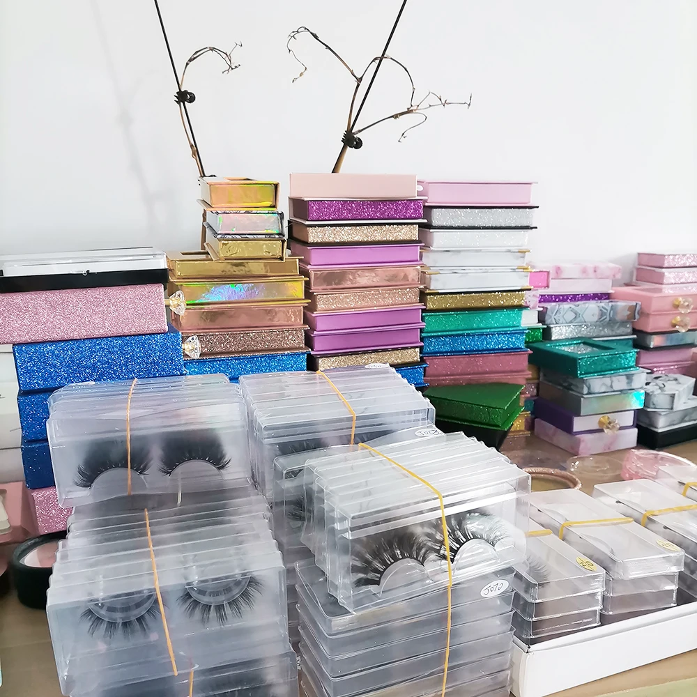 

Free Sample 25mm Mink Lashes Fluffy 5D Mink Eyelashes Wholesale Private Label Real Mink Lashes from Eyelashes Vendor