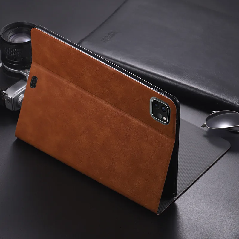 

2021 flip leather shockproof cover tablet keyboard case for ipad pro 12.9