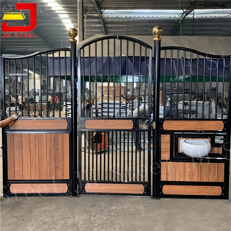 

Factory Prices Free Customized Design Various Colors Powder Coated Horse Stables