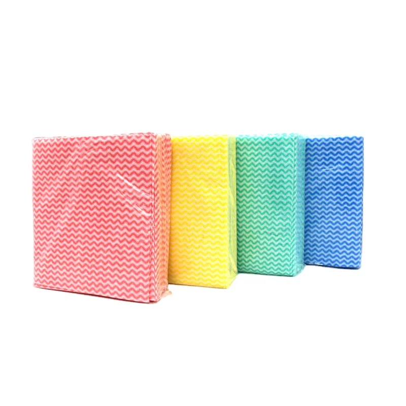

BCS Nonwoven Fabric free sample Kitchen Swedish Dishcloth Towel Cotton Cloth for Washing Wiping Dishes Table, Red, blue, yellow, green etc