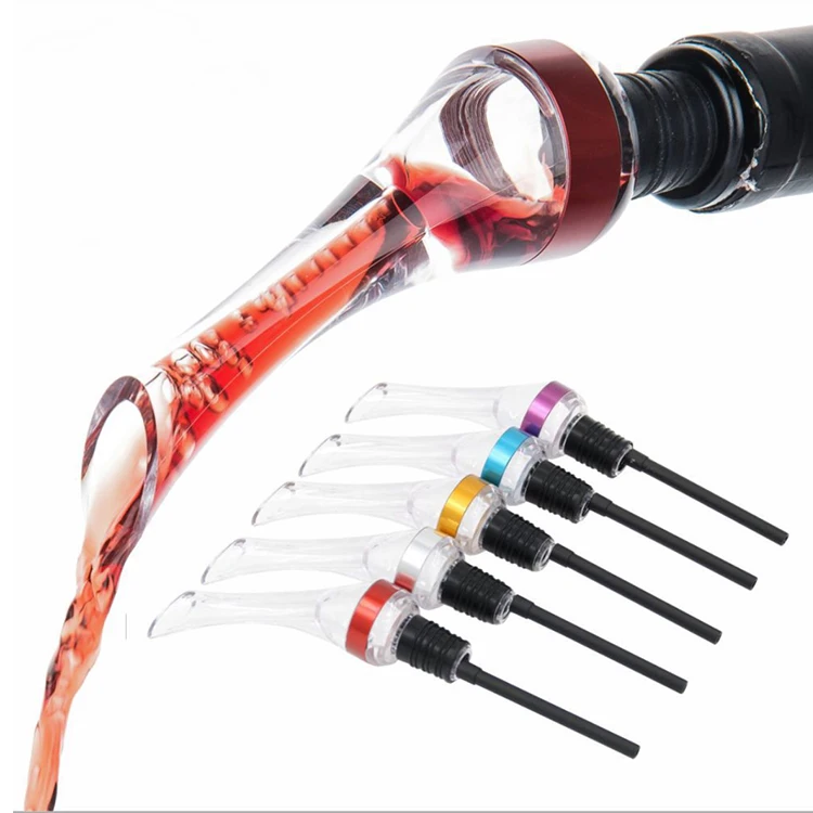 

Portable acrylic Olecranon wine aerator pourer as Perfect Wine and bar Accessories, Transparent