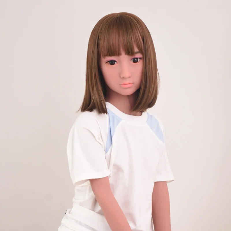 138 Cm Realistis Silikon Muda Jepang Datar Dada Boneka Cinta Sempurna 3D Tubuh Inflatable Nyata Boneka Seks untuk Pria