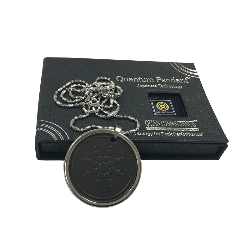 

Lava Tourmaline Energy Pendant Quantum Science Ions Scalar Japanese Technology Jewelry Best Gift, Black