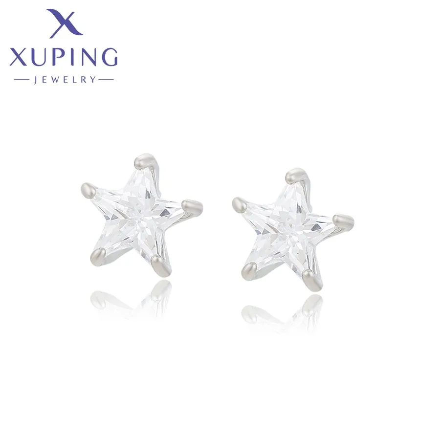 A00914841 Xuping Jewelry Fashion Pretty Star Style platinum plated Jewelry Earrings Valentine's Day Gift Women Earrings