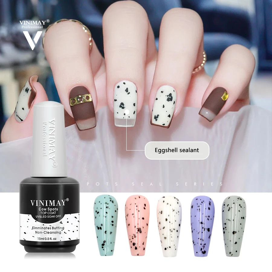 

Vinimay Wholesale Nail Soak Off UV Luminous Top Coat for Manufacturers Factory Price