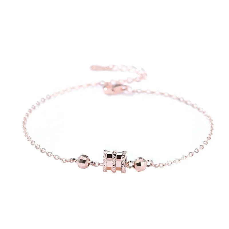 

Fashion INS Trendy Good Luck Bracelets Geometric Gold Plated Adjustable Bracelets 925 Sterling Silver Bracelets For Women Gift