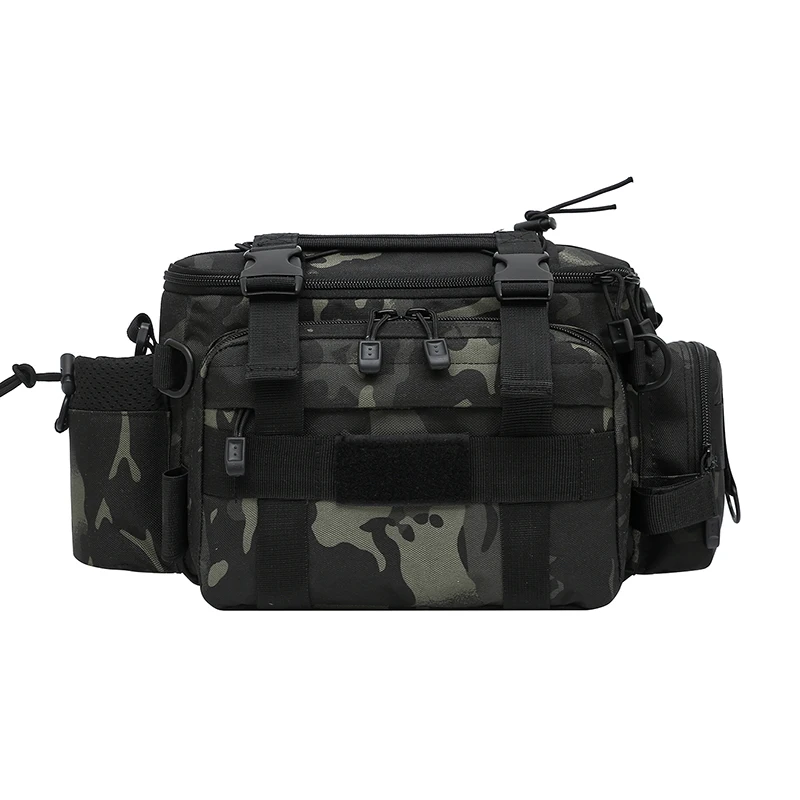 

High quality outdoor tactical sports waist bag multifunctional military camouflage Single Shoulder Messenger fishing Backpack, Customized color