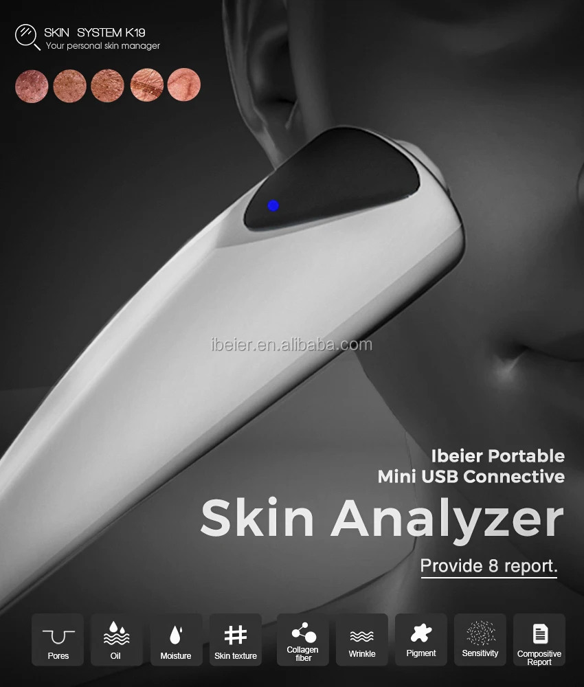 Ibeier Facial Skin Analyzer Portable Skin Scanner K19 News