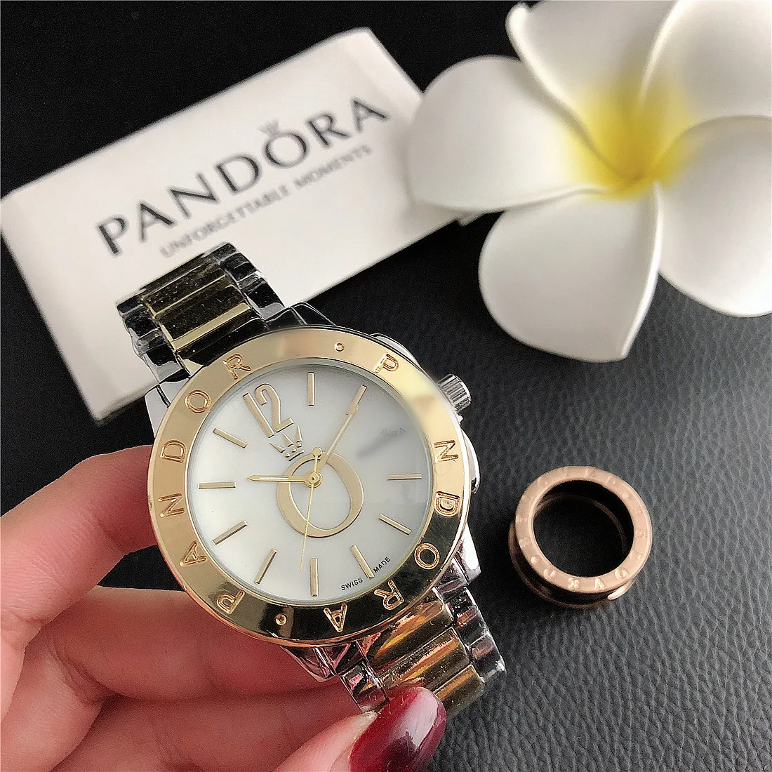 

Luxury Crystal Women Dress Watch Fashion Rose Gold Quartz Watches Female Stainless Steel Ladies Wristwatches