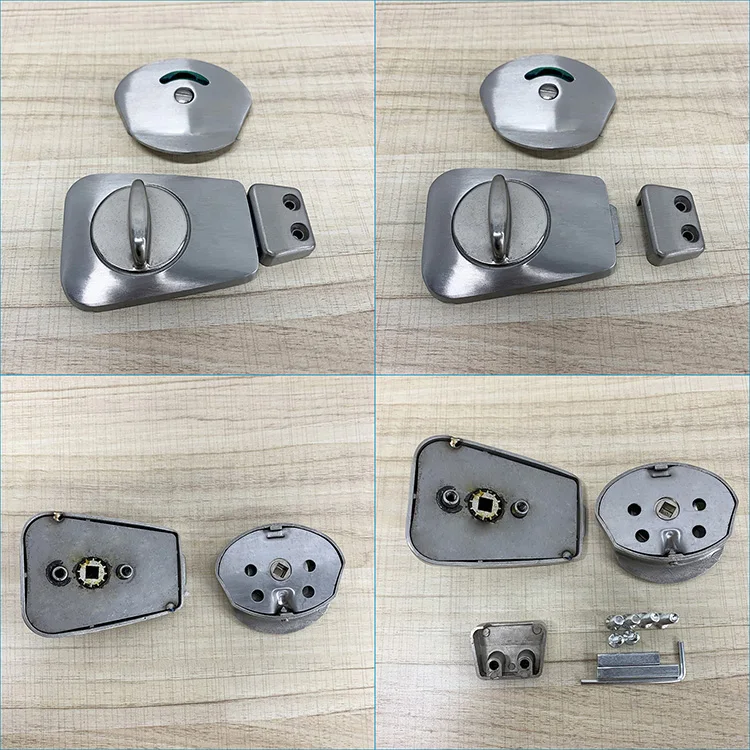 Factory Direct Sales Toilet Cubicle Partition 304 Stainless Steel Indication Lock