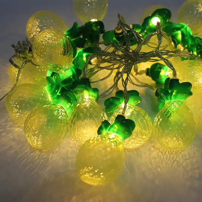 3V Home decoration festive atmosphere Fruit Pineapple Led Light Festival Lamp Christmas Lights