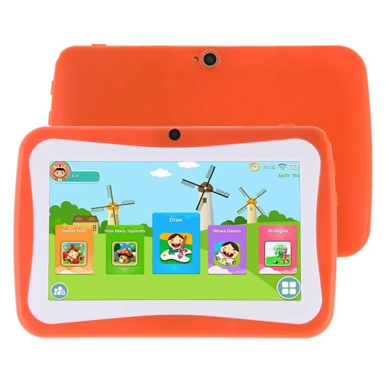 

Kids Education Tablet PC 7.0'' 1GB+16GB rockchip Android 5.1 RK3126 Quad Core up to 1.3GHz 360 Degree Menu Rotation WiFi tablet