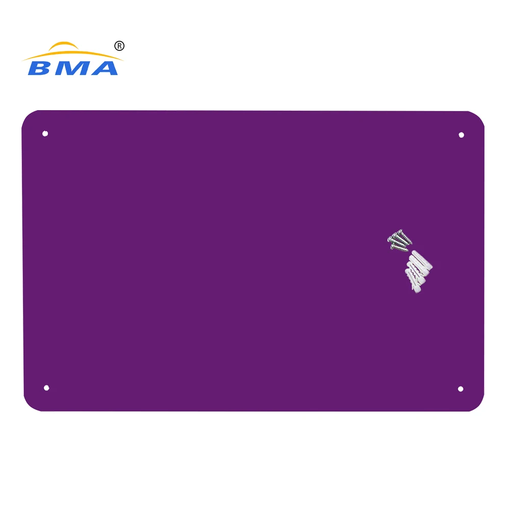 Customized Magnetic Board Magnet Display Bulletin Panel Metal Stainless Steel Decorative Memo Dry Erase for Wall Refrigerator
