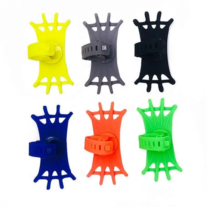 

360 rotatable silicone bicycle phone holder TOLc3 non-slip silicone motorcycle bike phone holder, Yellow/orange/green/blue/black/gray