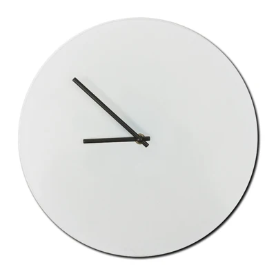 

Sublimation coated Glass wall Clock Gloss Surface-Small Wholesale