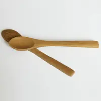 

Wooden Cutlery Bamboo Travel Utensils Set, Include Knife, Fork, Spoon, Coffee Spoon Eco Friendly Flatware Set |