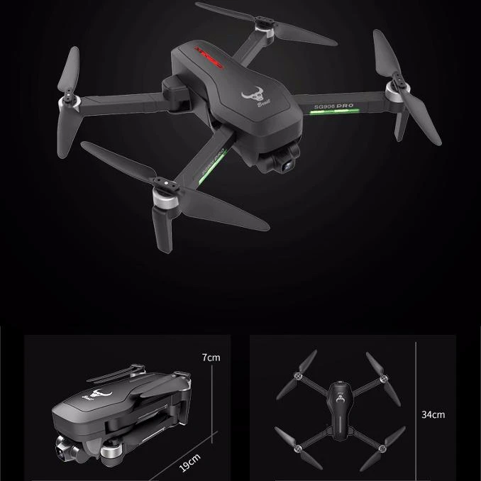 

SG906 PRO GPS Drone With 2-axis Anti-shake Self-stabilizing Gimbal WiFi FPV 4K Camera Brushless Drone Quadcopter VS F11 ZEN K1