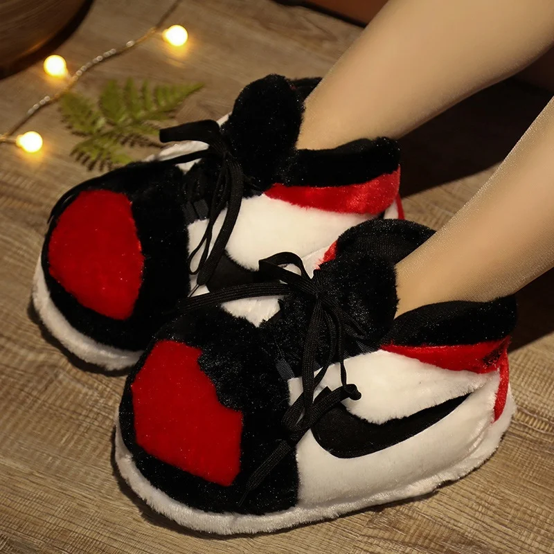 

Factory Slippers Women Yeezy Sneaker Style Unisex Winter Warm Home Slippers  Sneakers Indoor House Slippers