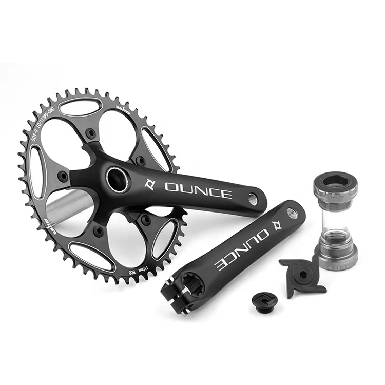 

Prowheel 110 BCD 170 172.5mm 50-60T Chain ring Road Bicycle Crankarm with Bottom Bracket BB Crank Set, Black