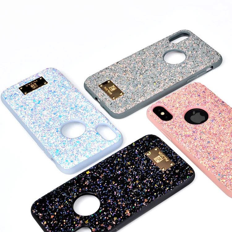 

Puloka Fashion Designer Luxury Bling For Iphone 8/8plus/7/7plus/6/6plus Cases Glitter Phone Accessories, 6 colors