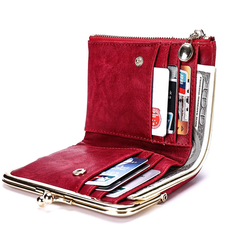 

New Women Pu Leather Wallets Female Fashion Purses Female Short Hasp Wallet Ladies Money bag Coin Card Holder Clutch Moda Mujer